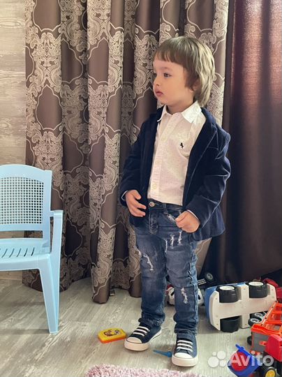 Пиджак бархатный 98