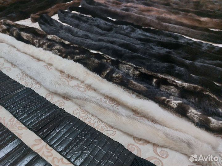Пояса для норковой шубы новые