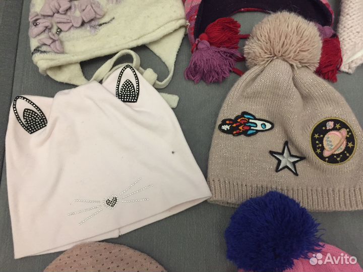 Шапки на девочку 48-50