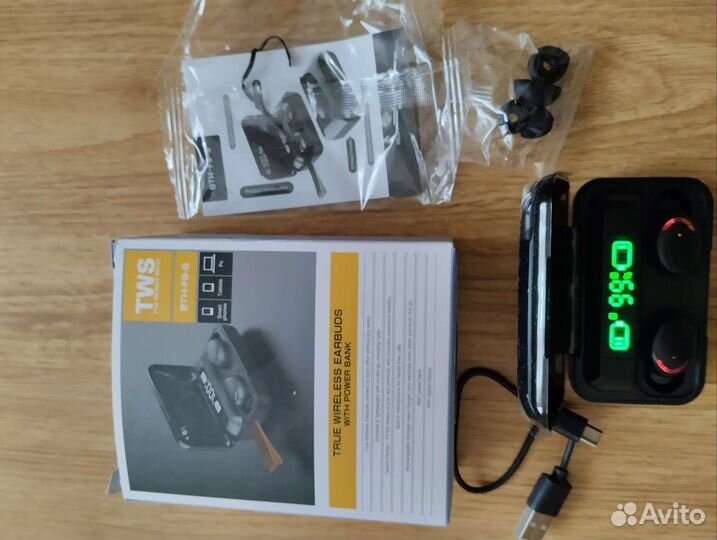 Сенсорные блютуз наушники