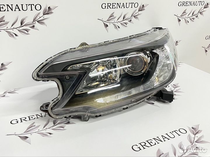 Фара левая галоген Honda Crv4 2012-2015 с LED дхо