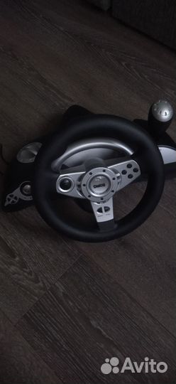 Игровой руль dialog GW-14VR cyber pilot