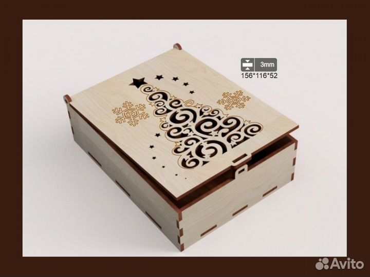 Лазерная резка фанеры, гравировка