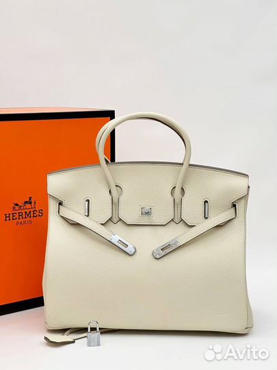 Сумка Hermes Birkin натуральная кожа