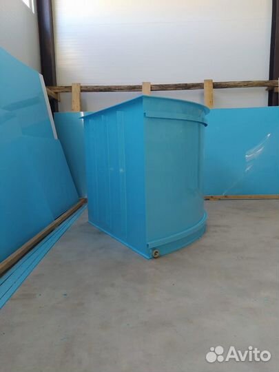 Купель для бани и сауны 1,4х1,4х1,2