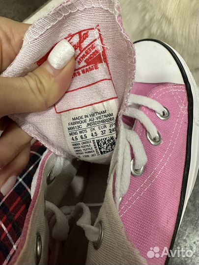 Кеды converse высокие женские 37