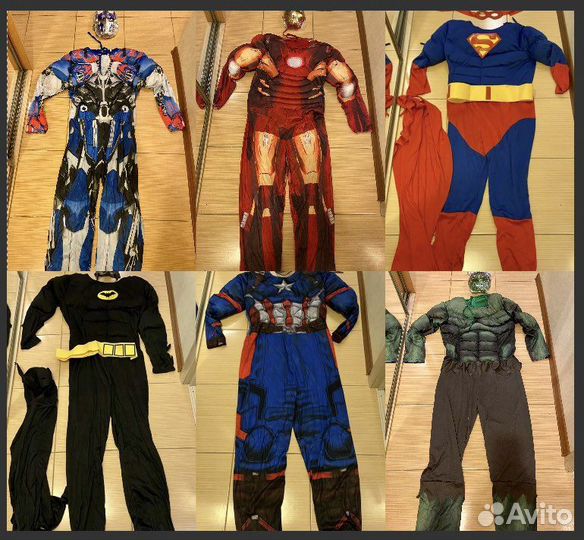 Костюм Бетмен Капитан Америка Супермен
