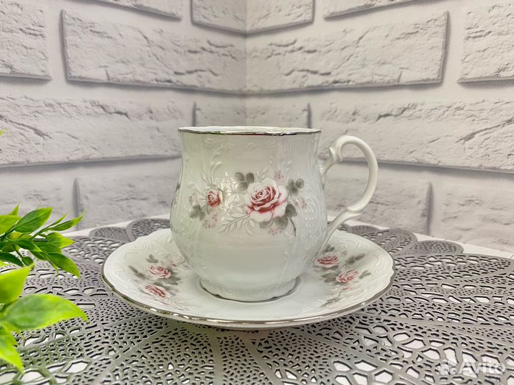 Чашка с блюдцем 