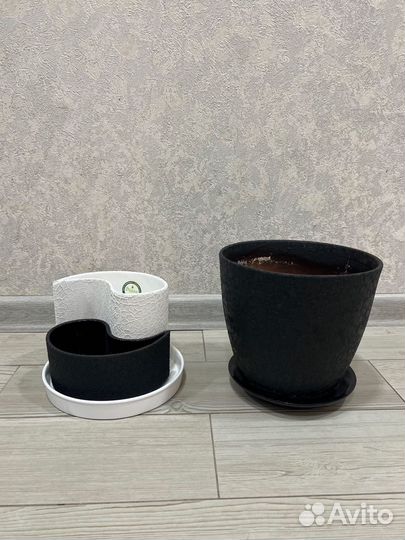 Керамические горшки для цветов, кашпо