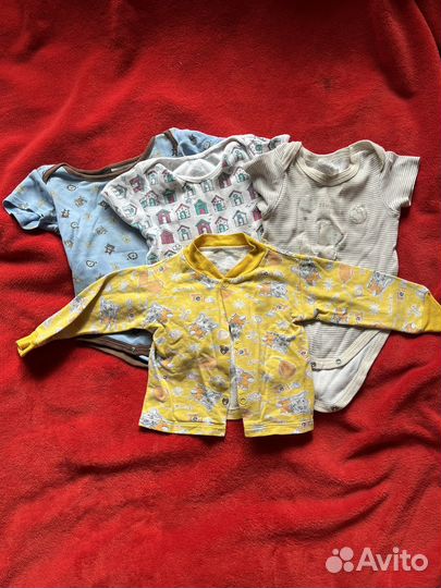 Детские вещи пакетом на мальчика 68 74