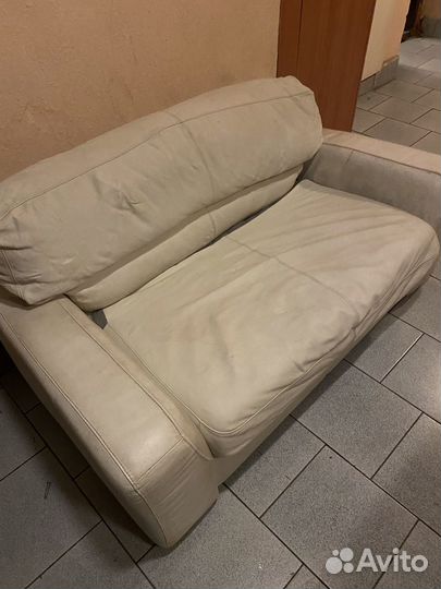 Кожаный диван кровать икеа