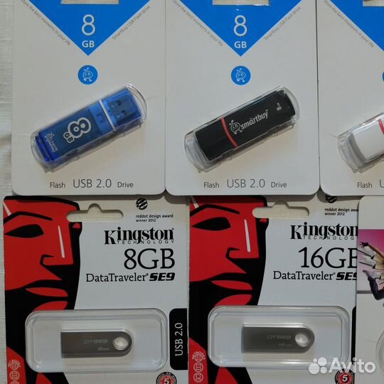 Флешки (флэшки) USB, новые, 4 – 32Гб