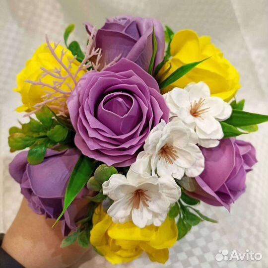 Букет из мыла