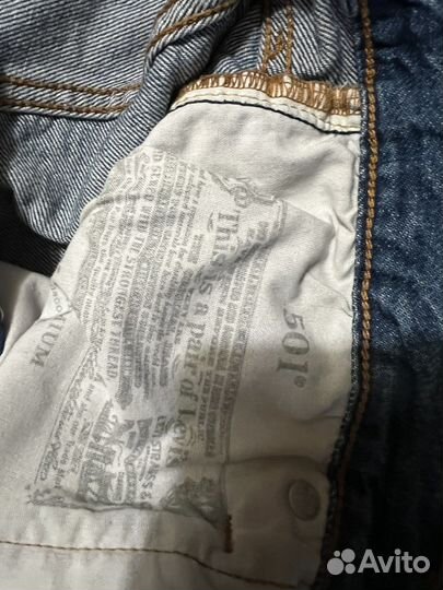 Джинсовые шорты levis 501