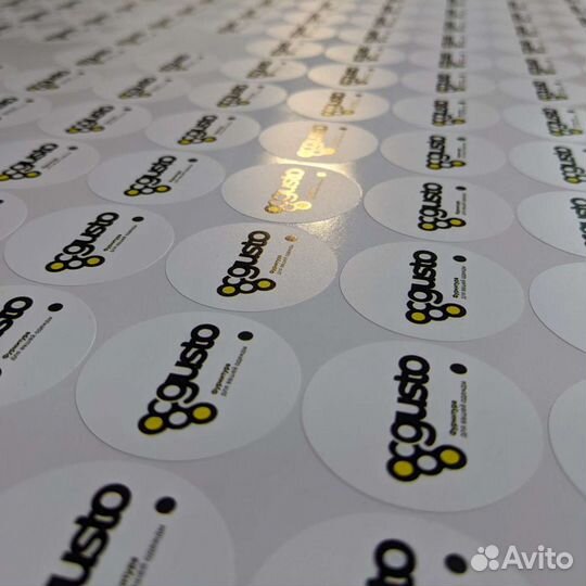 Изготовление наклеек, стикеров, этикеток