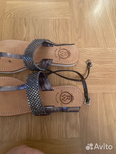 Сандалии кожа