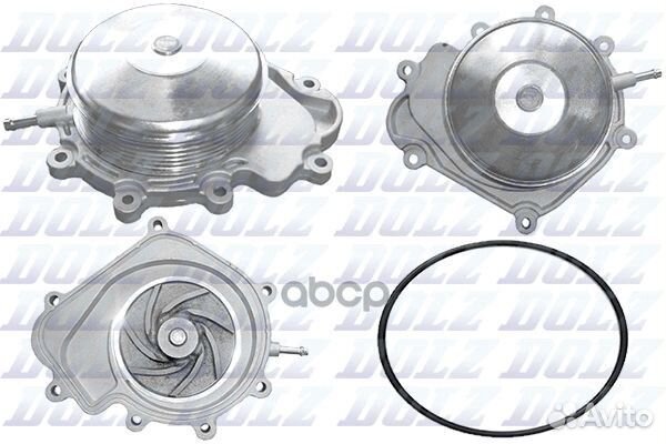 Насос водяной MB W204/212/221/166 2.2D M251 Dolz