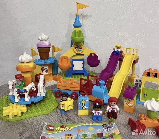 Lego duplo парк аттракционов