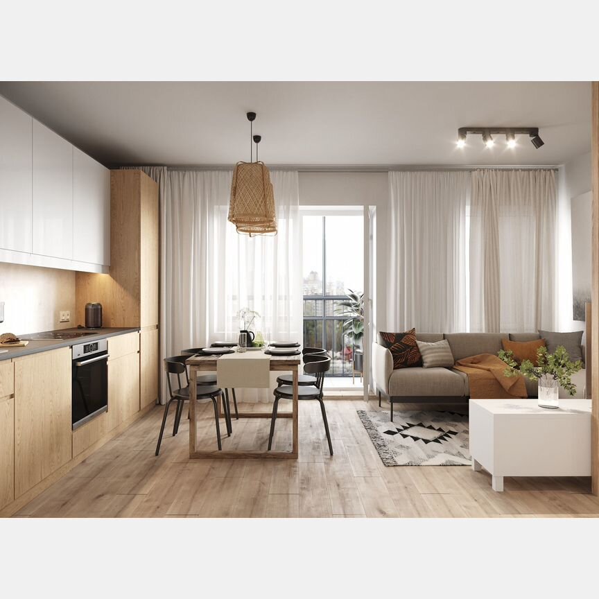 2-к. квартира, 54,1 м², 18/23 эт.