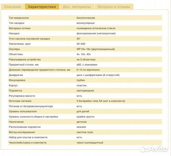 Микроскоп Levenhuk labzz m101
