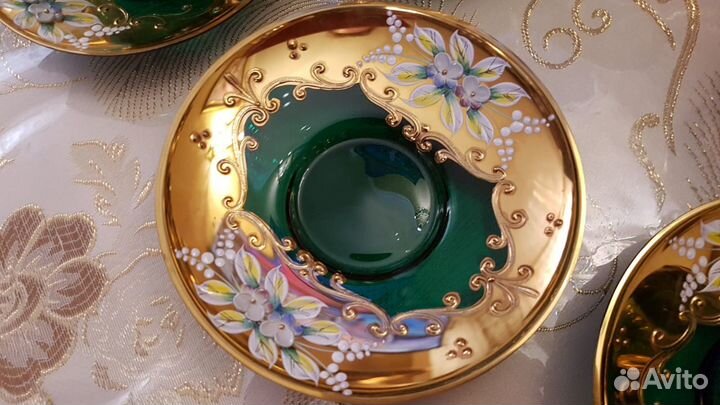 Чайный сервиз Богемия. Смальта. Лепка