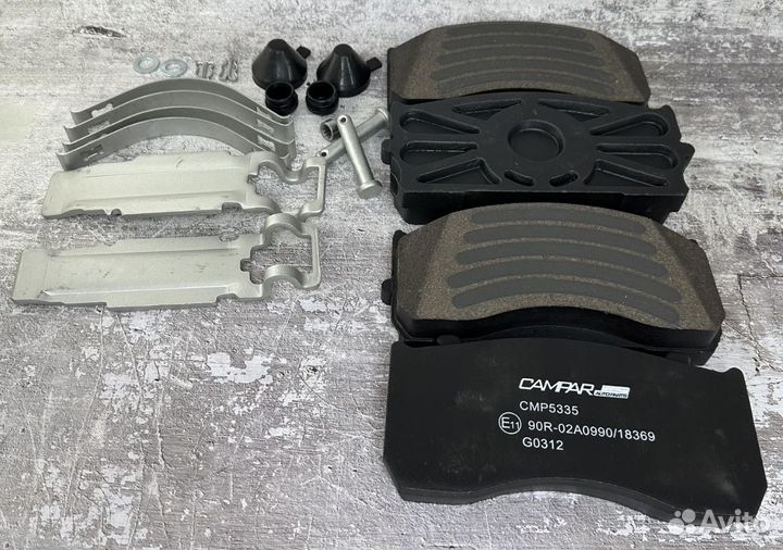 Тормозные колодки сampar на Валдай 3310