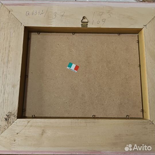 Картина хижина в горах Италия