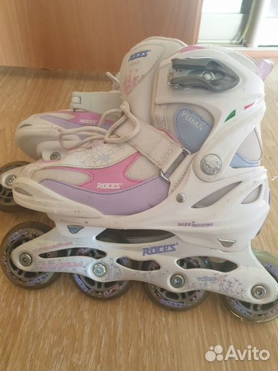 Раздвижные роликовые коньки р.30-35