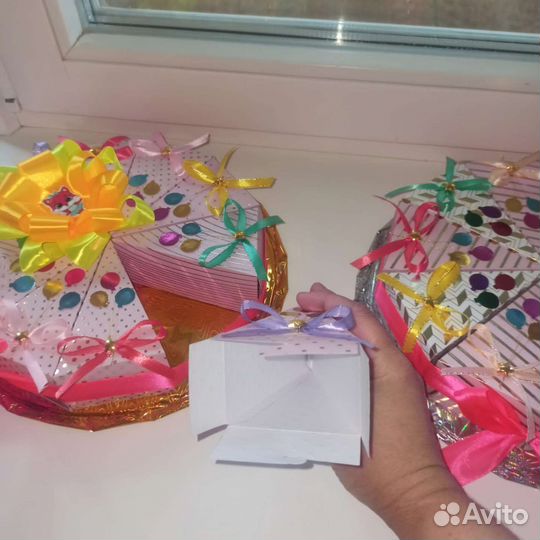 Подарочные коробки, тортик-сюрприз