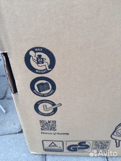 Кресло детское для велосипеда, hamax