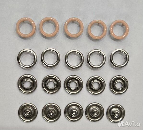 Кнопка рубашечная (кольцо) 9,5 мм - эмаль. tals