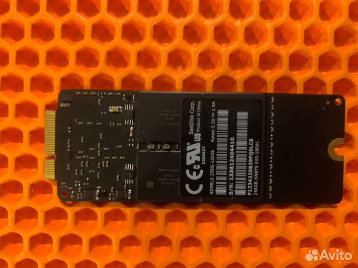 Ssd диск для macbook/iMac/mac pro 256гб