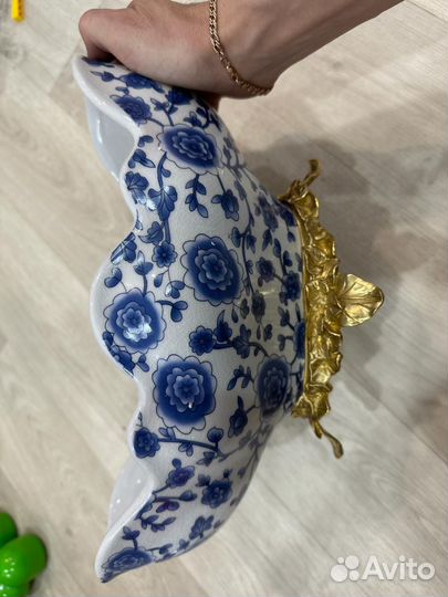 Фруктовница гжель