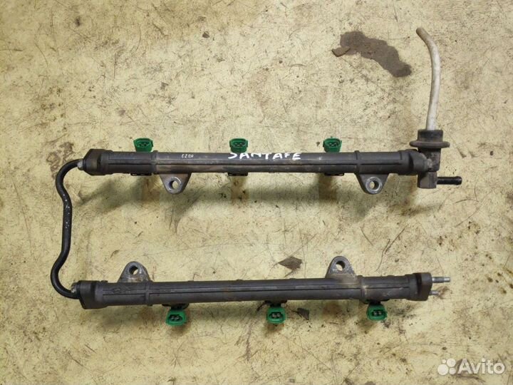 Топливная рампа на Hyndai Santa Fe classic