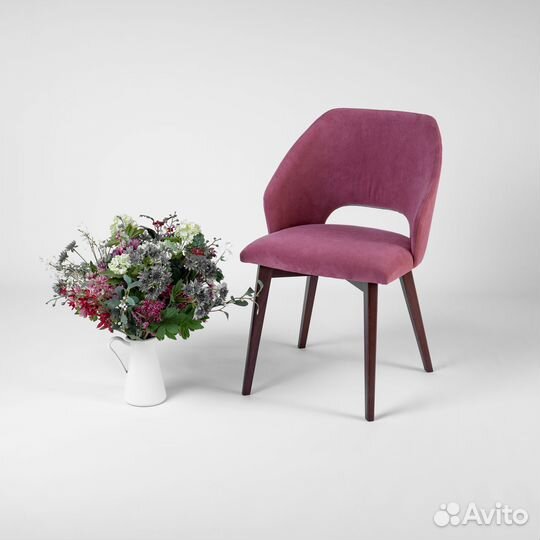 Мягкий кухонный стул со спинкой