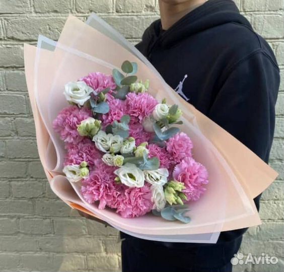 Букет гвоздик, доставка