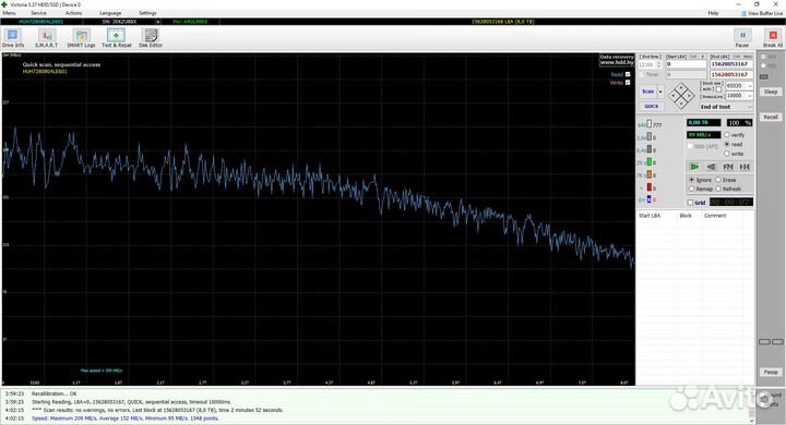 Жесткий диск (HDD) 8 TB hgst (HUH728080ALE601) SAT