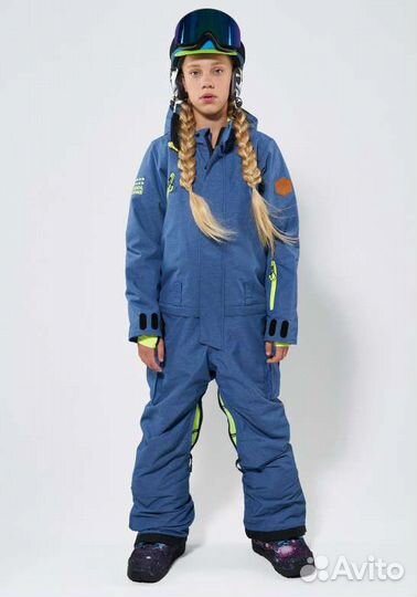 Новый Комбинезон CoolZone Kids темно-синий джинс