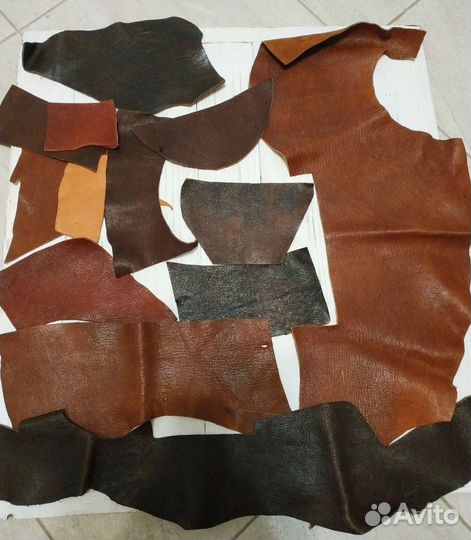 Обрезки кожи оленя