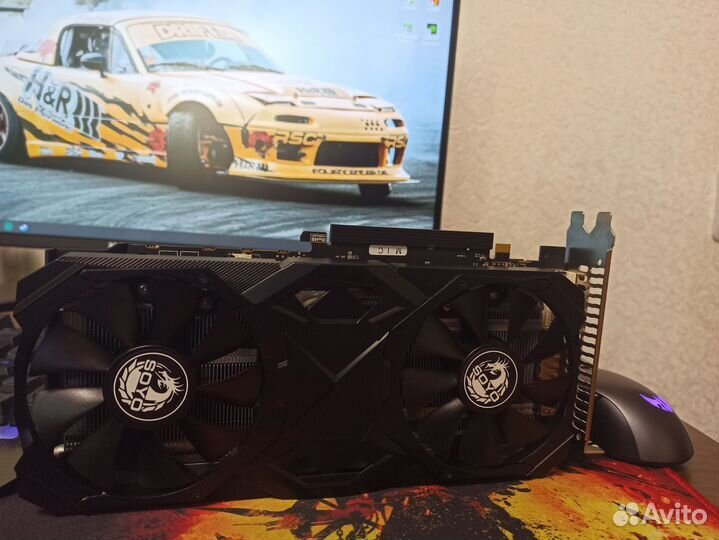 Видеокарта rx580 8gb soyo/обмен