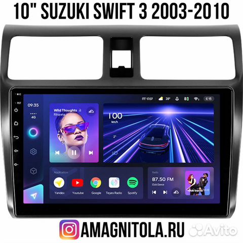 Магнитола на Suzuki Swift 3 2003-2010