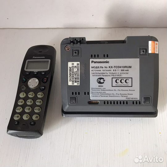 Радио телефон panasonic. Трубка