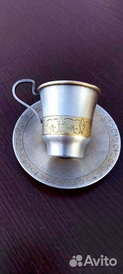 Кофейный набор из мельхиора