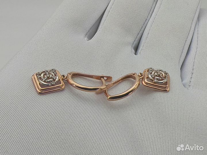 Пара серёг 585 пробы. Рассрочка