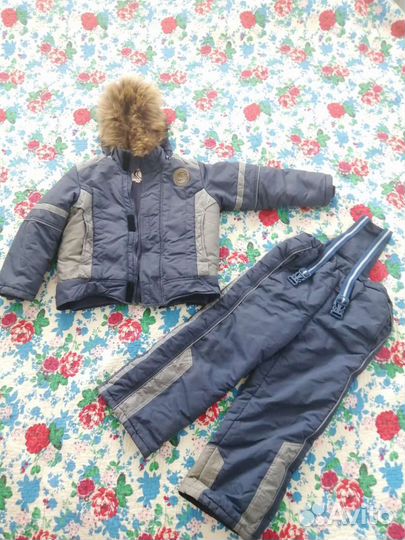 Детский зимний комбинезон раздельный батик