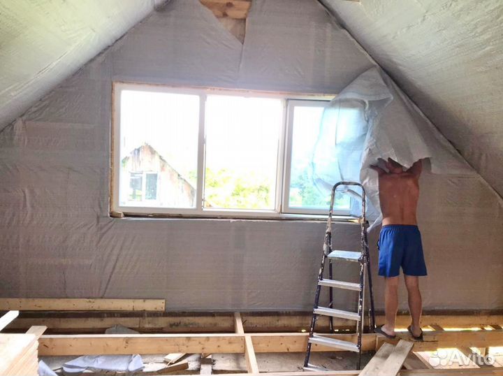 Ремонт мансарды. Устройство жилой мансарды