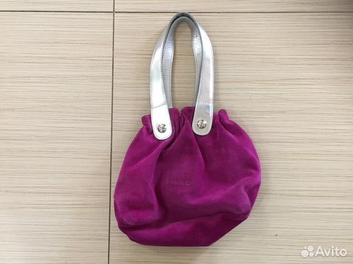 Сумка натуральная замша Pinko