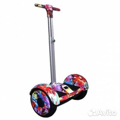 Гироскутер с ручкой smart balance А8 роза