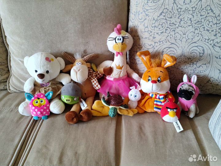 Мягкие игрушки пакетом