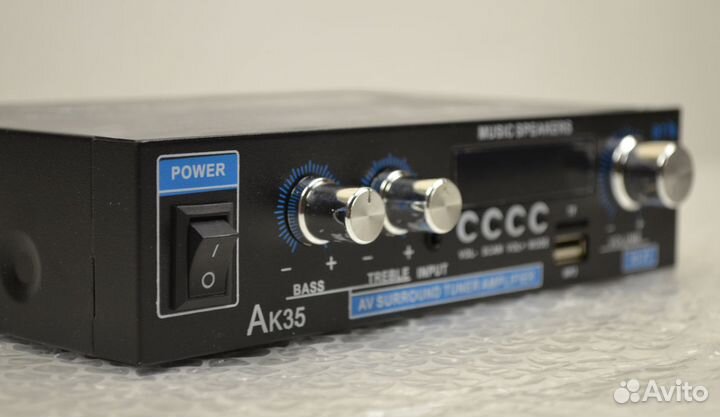 HI-FI усилитель с mp3-плеером, радио и блютуз